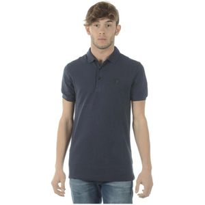 Versace, Heren, Tops, Blauw, Maat: XL Katoen,