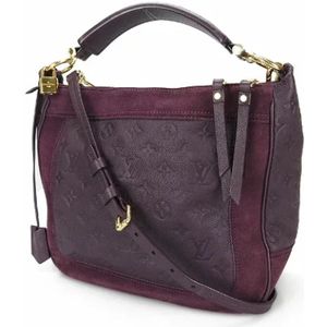 Louis Vuitton Vintage, Dames, Pre-owned, Paars, Maat: ONE Size Leer,