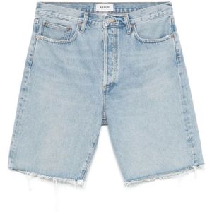 Agolde, Heren, Korte broeken, Blauw, Maat: W29 Denim,