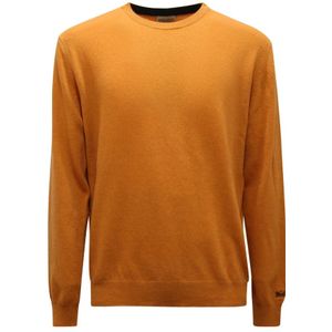 Woolrich, Heren, Truien, Geel, Maat: L Wol,