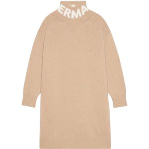 Ermanno Scervino, Dames, Jurken, Bruin, Maat: XS