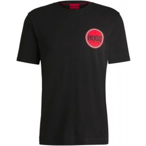 HUGO - T-shirt - Wit - Katoen - Regeneratieve Landbouw