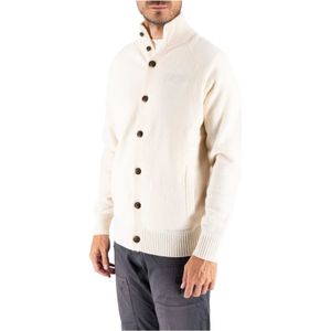 MC2 Saint Barth, Heren, Truien, Wit, Maat: S Wol,