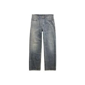 Balenciaga Loose-fit Jeans , Blue , Heren , Maat: S