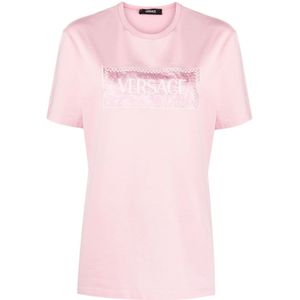 Versace, Dames, Tops, Roze, Maat: S