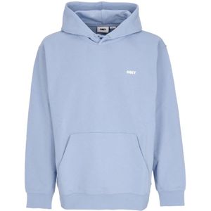 Obey, Heren, Sweatshirts & Hoodies, Blauw, Maat: L Katoen,