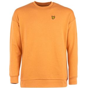 Lyle & Scott, Dames, Sweatshirts & Hoodies, Oranje, Maat: L Katoen,