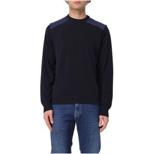 Paul & Shark, Heren, Truien, Blauw, Maat: 2XL Wol,