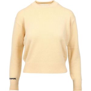 Sportmax, Dames, Truien, Beige, Maat: XS Wol,