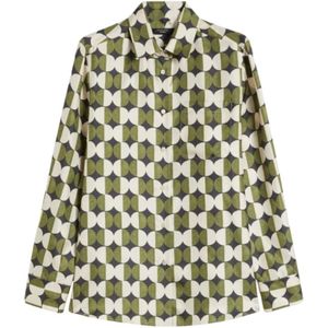 Max Mara, Dames, Blouses & Shirts, Veelkleurig, Maat: XS Zijde,