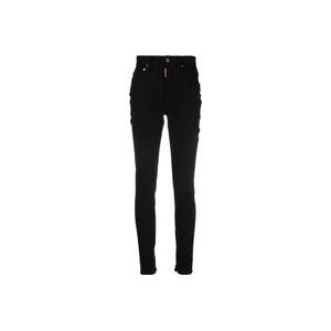 Dsquared2 Skinny Jeans , Black , Dames , Maat: 2XS