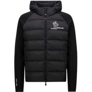 Moncler, Heren, Jassen, Zwart, Maat: M
