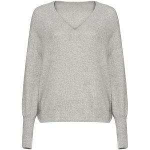 Twinset, Dames, Truien, Grijs, Maat: L Wol,