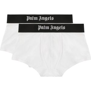 Palm Angels, Heren, Ondergoed, Wit, Maat: L Katoen,