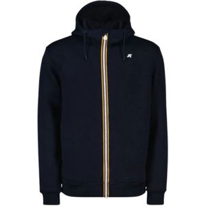 K-Way, Heren, Jassen, Blauw, Maat: XL Jersey,