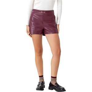 Kocca, Dames, Korte broeken, Roze, Maat: M Leer,