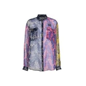 Versace Stijlvolle Overhemden , Multicolor , Dames , Maat: M