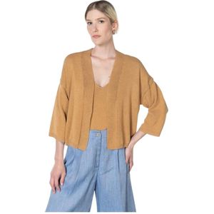 Kaos, Dames, Truien, Beige, Maat: M