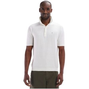 Eden Park, Heren, Tops, Wit, Maat: 2XL Katoen,