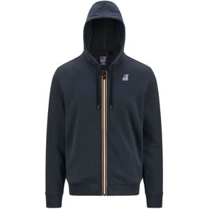 K-Way, Heren, Sweatshirts & Hoodies, Blauw, Maat: S Katoen,