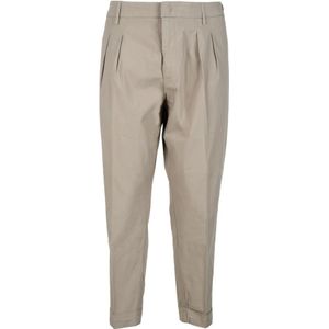 Dondup, Heren, Broeken, Beige, Maat: W33 Katoen,