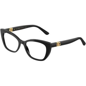Dolce & Gabbana, Dames, Accessoires, Zwart, Maat: 52 MM