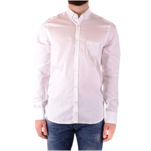 Neil Barrett, Heren, Overhemden, Wit, Maat: M Katoen,