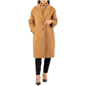 Herno, Dames, Mantels, Bruin, Maat: 2XS