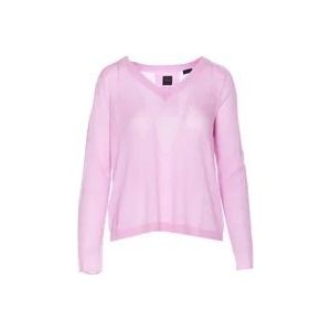 Pinko Stijlvolle Sweaters voor elke gelegenheid , Pink , Dames , Maat: L