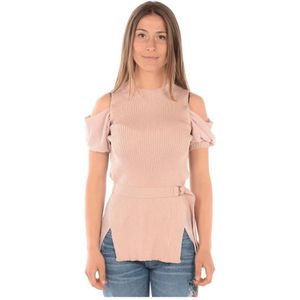 Liu Jo, Dames, Truien, Roze, Maat: S Katoen,