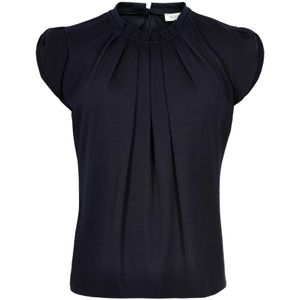 IN Front, Dames, Blouses & Shirts, Blauw, Maat: S Poliester,