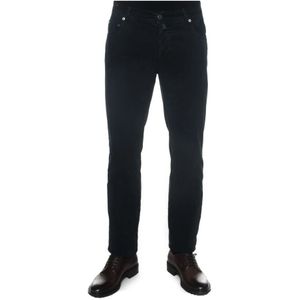 Kiton, Heren, Jeans, Grijs, Maat: W42 Velours,