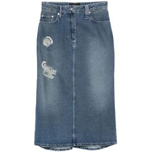 Simone Rocha, Dames, Rokken, Blauw, Maat: XS Katoen,