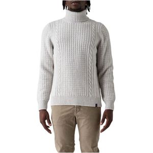 Fay, Heren, Truien, Wit, Maat: 3XL Wol,