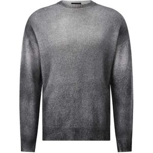 Roberto Collina, Heren, Truien, Grijs, Maat: M Kasjmier,