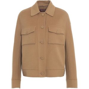 Max Mara, Dames, Jassen, Bruin, Maat: L