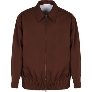 Gucci, Heren, Jassen, Bruin, Maat: M Wol,