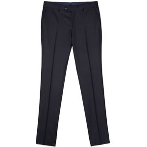 Luigi Bianchi Mantova, Heren, Broeken, Blauw, Maat: 3XL Wol,