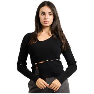 Gaëlle Paris, Dames, Truien, Zwart, Maat: XS