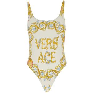 Versace, Dames, Badkleding, Veelkleurig, Maat: S Nylon,