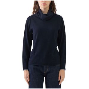 Le Tricot Perugia, Dames, Truien, Blauw, Maat: S Zijde,