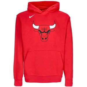 Nike, Heren, Sweatshirts & Hoodies, Rood, Maat: XL Fleece,