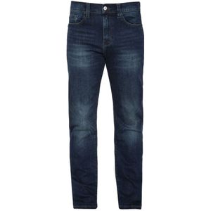 Schott Nyc, Heren, Jeans, Blauw, Maat: W30 L32 Katoen,