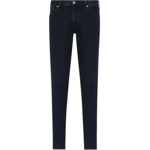 Emporio Armani, Heren, Jeans, Blauw, Maat: W34 Denim,