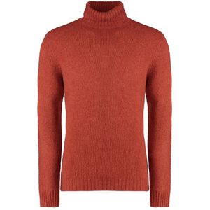 Moorer, Heren, Truien, Oranje, Maat: XL Wol,
