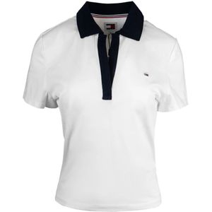 Tommy Hilfiger, Dames, Tops, Wit, Maat: S Katoen,