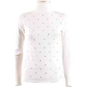 Ermanno Scervino, Dames, Truien, Wit, Maat: M Viscose,