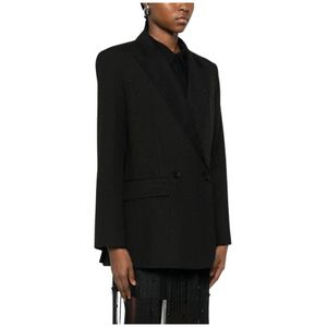 Isabelle Blanche, Dames, Jassen, Zwart, Maat: M Wol,