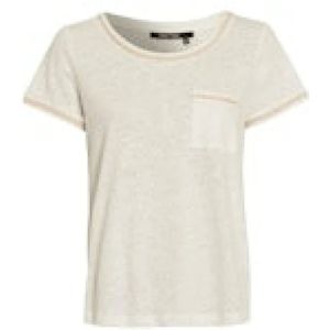 Marc Aurel, Dames, Tops, Beige, Maat: M Linnen,