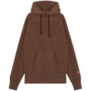 Champion, Heren, Sweatshirts & Hoodies, Bruin, Maat: M